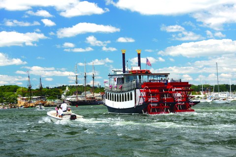 Spend A Perfect Summer Day On This Old-Fashioned Paddle Boat Cruise In Massachusetts
