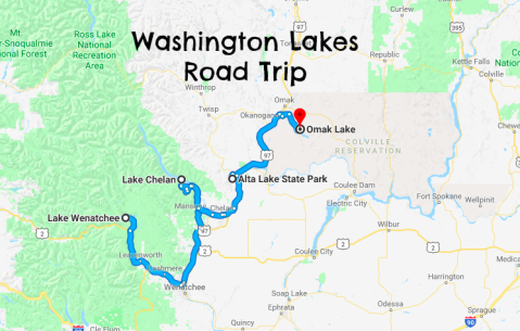 This Weekend Road Trip Takes You To 4 Of Washington's Best Lakes