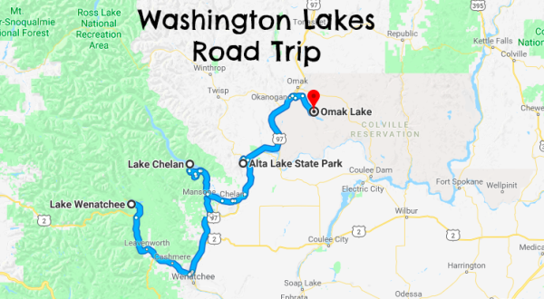 This Weekend Road Trip Takes You To 4 Of Washington’s Best Lakes