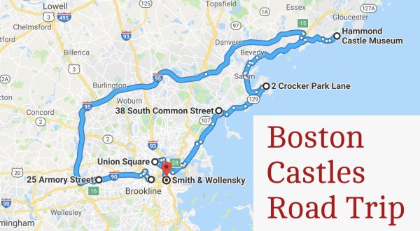 This Road Trip To The Most Majestic Castles Around Boston Is Like Something From A Fairytale