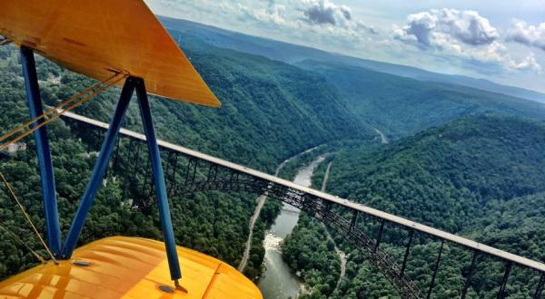 Few People Know You Can Take A Ride In A WWII-Era Biplane Right Here In West Virginia