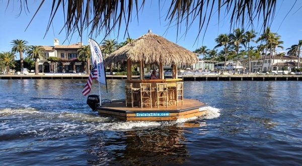 A Trip To This Floating Tiki Bar In Florida Is The Ultimate Way To Spend A Summer’s Day