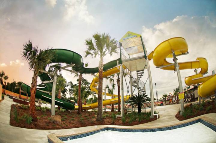 best campgrounds with water parks