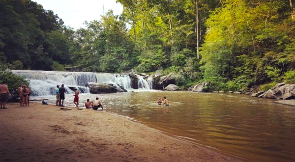 The Hike To This Secluded Waterfall Beach In South Carolina Is Positively Amazing