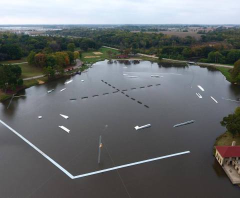 There's A Lake In Illinois Where You Can Waterski Or Wakeboard Without A Boat