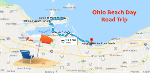 This Road Trip Will Give You The Best Ohio Beach Day You've Ever Had