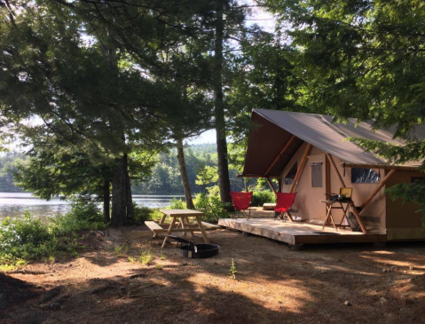 Get Back To Nature At This Incredible New Hampshire Glamping Retreat