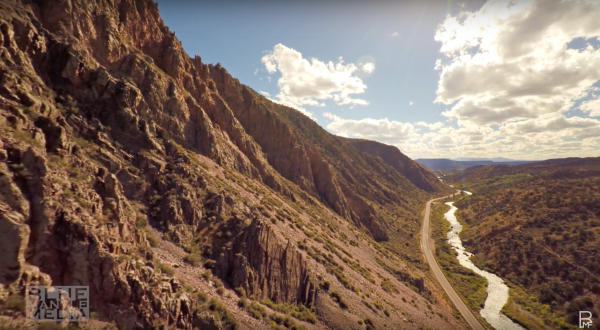 This Mesmerizing Drone Footage Takes You High Above The New Mexico Countryside Like Never Before