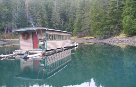 Spend The Night In A Floating Caboose In Alaska For An Unforgettable Experience