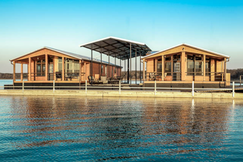 Experience The Ultimate Lake Life In These Floating Houses In Texas
