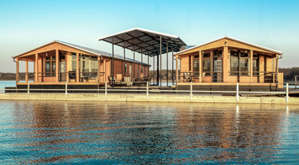 Experience The Ultimate Lake Life In These Floating Houses In Texas