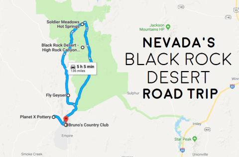 See The Very Best Of Nevada's Black Rock Desert In One Day On This Epic Road Trip