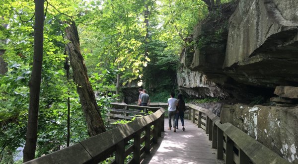 This Waterfall Staircase Hike May Be The Most Unique In All Of Cleveland