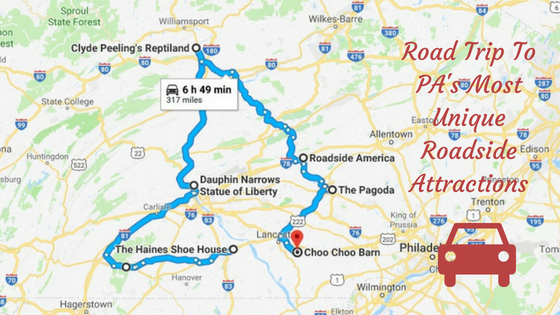 Take This Quirky Road Trip To Visit Pennsylvania’s Most Unique Roadside Attractions