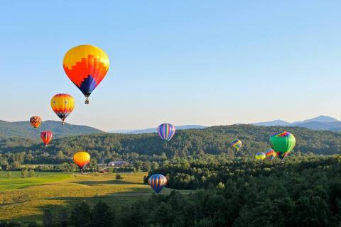 Spend The Day At This Hot Air Balloon Festival In Vermont For A Uniquely Colorful Experience