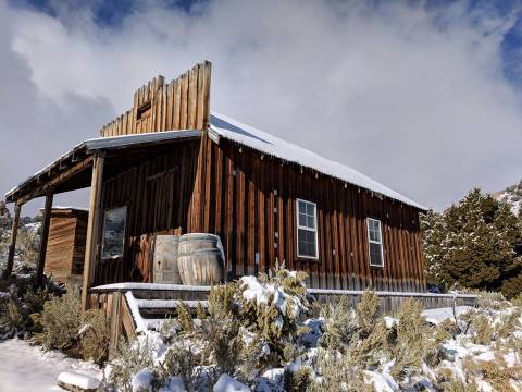 You Can Spend The Night In A Ghost Town At This Log Cabin Ranch In Nevada