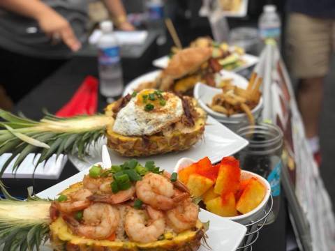 Lunch Is Served In A Pineapple At This Hole In The Wall Restaurant In Hawaii