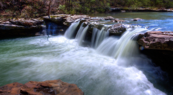 You’ll Want To Spend All Day At This Waterfall-Fed Pool In Arkansas