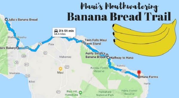 The Mouthwatering Banana Bread Trail Through Hawaii That Will Satisfy Your Sweet Tooth