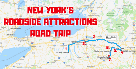 Take This Quirky Road Trip To Visit New York’s Most Unique Roadside Attractions