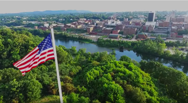 This Mesmerizing Drone Footage Takes You High Above This Virginia Town Like Never Before