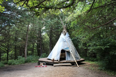 Spend The Night In A Tepee At This Unique Campground In Nebraska