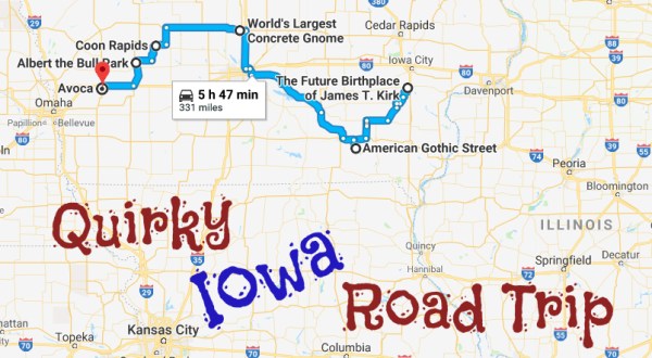 Take This Quirky Road Trip To Visit Iowa’s Most Unique Roadside Attractions