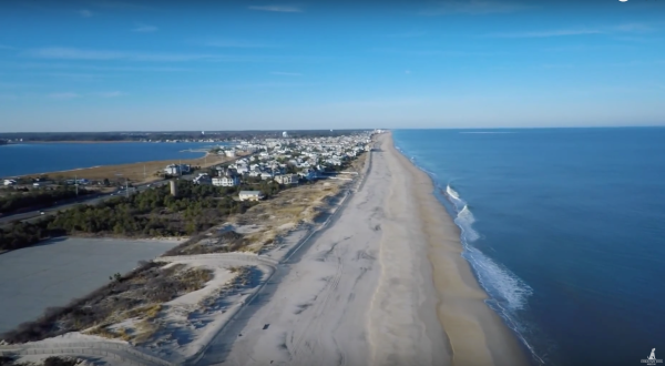 This Mesmerizing Drone Footage Takes You High Above The Delaware Seashore Like Never Before