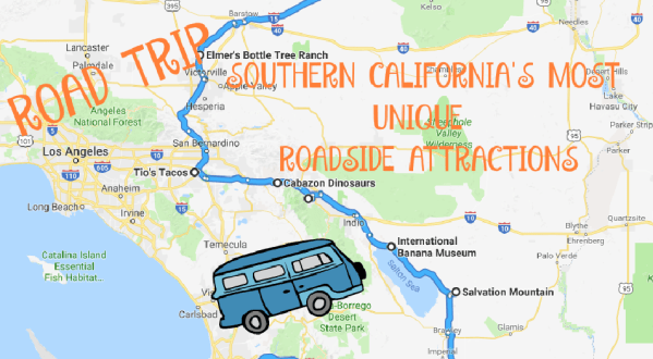 Take This Quirky Road Trip To Visit Southern California’s Most Unique Roadside Attractions