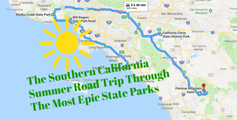 The Summer Road Trip In Southern California That Will Lead You To The Most Epic State Parks
