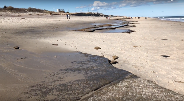 This Gorgeous Massachusetts Beach Reveals A Slice Of History When The Tide Goes Out