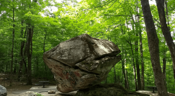 This Gigantic Floating Rock In Massachusetts Is Too Weird For Words