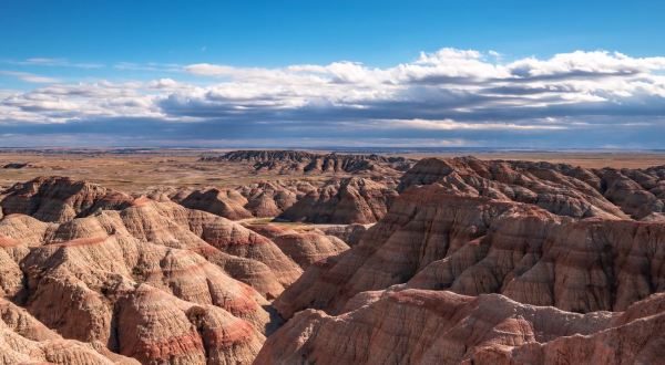This Mesmerizing Time-Lapse Footage Takes You High Above The South Dakota Badlands Like Never Before