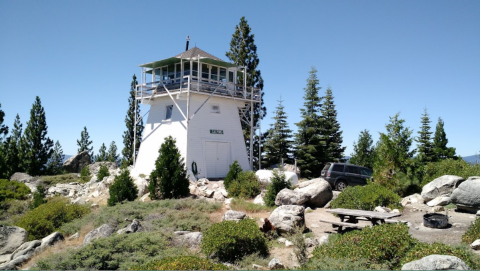 Spend The Night High Above The Trees In This Extraordinary Northern California Fire Lookout