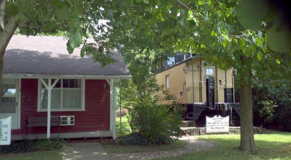 Stay Overnight On An Old Train Car Right Here In Iowa