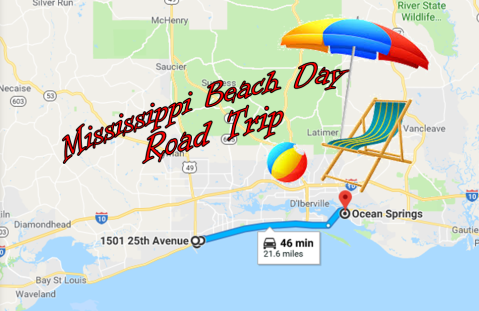This Road Trip Will Give You The Best Mississippi Beach Day You've Ever Had