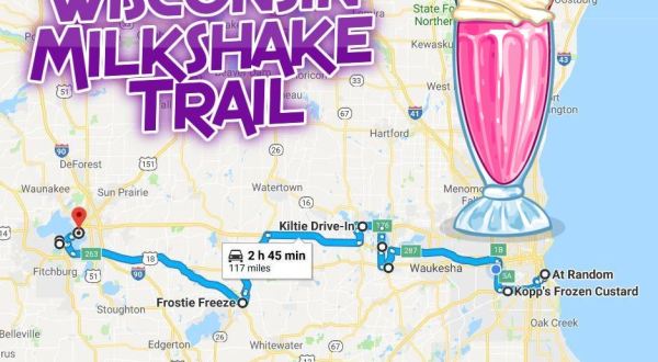 Follow This Wisconsin Milkshake Trail For The Ultimate Summer Day Trip