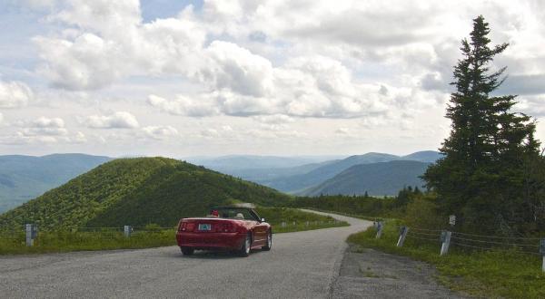 Take A Mountaintop Drive On This Winding Road In Vermont