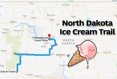 This Mouthwatering Ice Cream Trail In North Dakota Is All You've Ever Dreamed Of And More