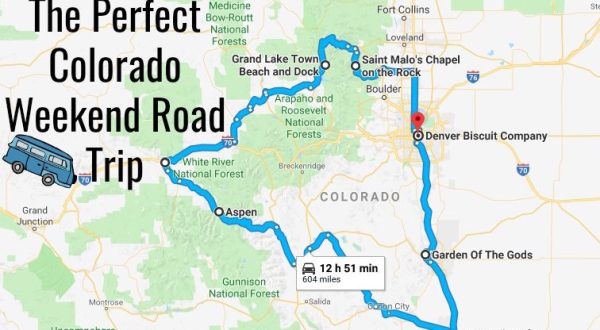 An Awesome Colorado Weekend Road Trip That Takes You Through Perfection