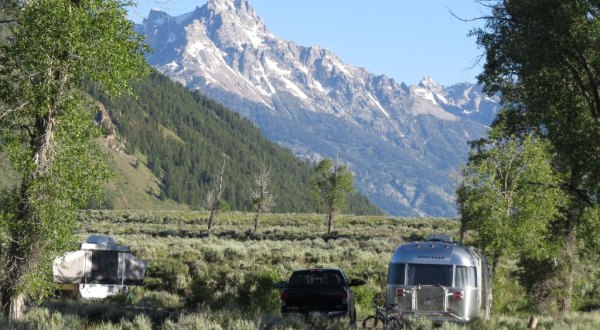Spend A Night In Wyoming’s Moose Country Campground For A Surreal Experience