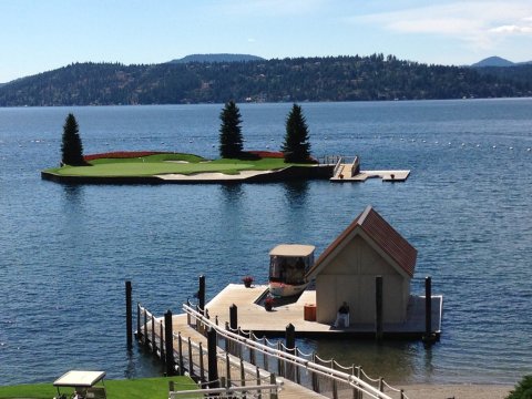 Few People Know The World's Only Floating Golf Course Is Right Here In Idaho