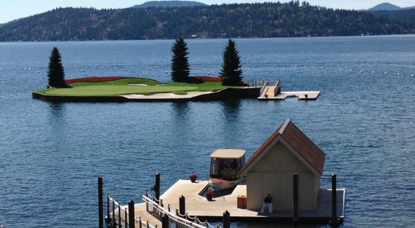 Few People Know The World’s Only Floating Golf Course Is Right Here In Idaho