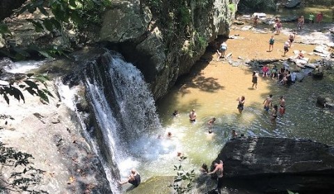 You’ll Want To Spend All Day At This Waterfall-Fed Pool In Maryland