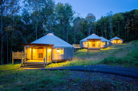 This Maryland Park Has A Yurt Village That's Absolutely To Die For