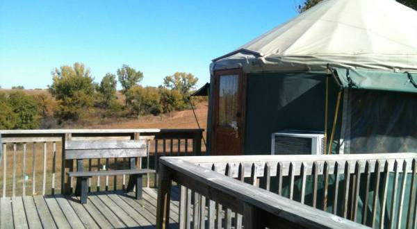 This Kansas Park Has A Yurt Village That’s Absolutely To Die For