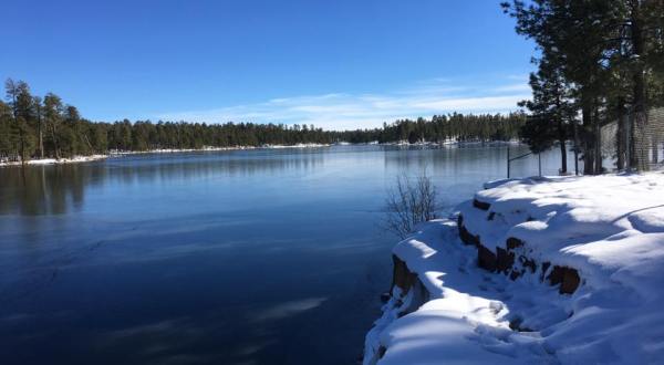On A Hot Summer’s Day You’re Sure To Love A Visit To Arizona’s Famously Cold Lake Made Of Snow