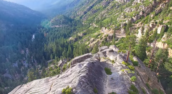 A Drone Flew Over The Sierra Nevada In Northern California And Captured Mesmerizing Footage
