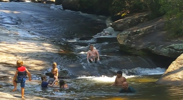 This Secluded Waterfall In South Carolina Might Just Be Your New Favorite Swimming Spot