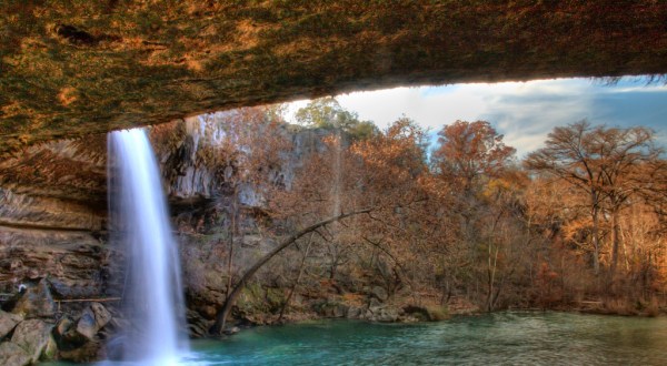 You’ll Want To Spend All Day At This Waterfall-Fed Pool In Texas